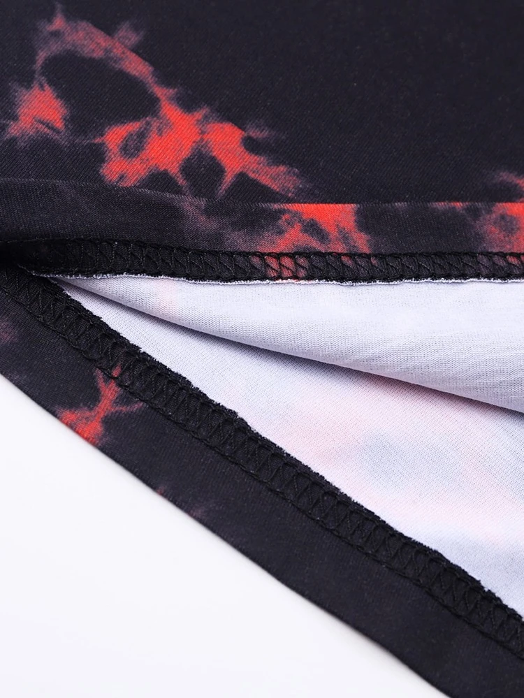 Manfinity Hombres Top tank de tie dye con estampado de expresión - Multicolor - Añade 4