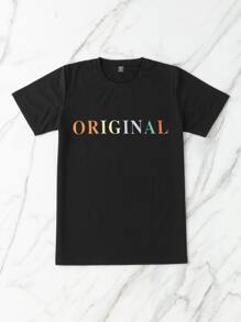 Plus Letter Graphic Tee - Black - View 5