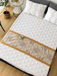 Người chạy giường ghép mảnh Jacquard - Nhiều màu - Xem 1