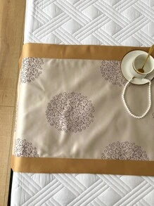 Người chạy giường ghép mảnh Jacquard - Nhiều màu - Xem 7