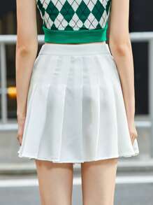 Muchica 高腰褶皺半身裙