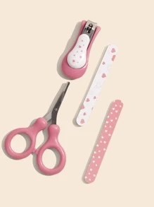 Bebé 4 piezas Conjunto uña - Rosa - Ver 3