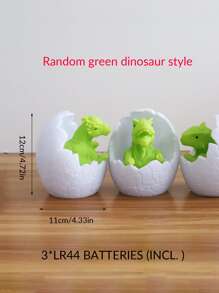 1pc Dinosaur Egg Shaped Night Light - Yellow - View 7