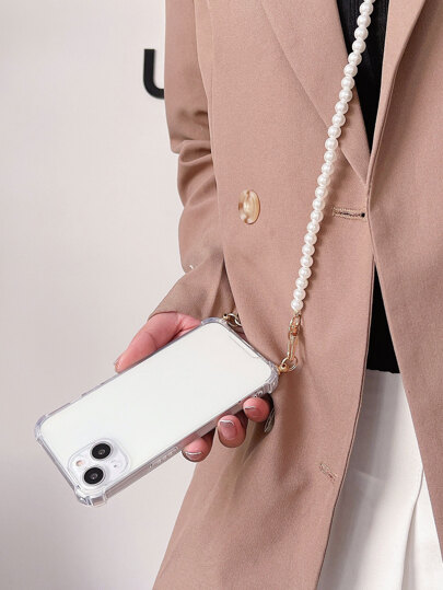 Simple Diagonal Strap Transparent Soft Phone Case, Suitable For IPhone 17 Pro Max/17 Pro/17 Air/17/16 Pro Max/16/16 Pro/16 Plus/16e/15/15 Pro Max/15 Pro/15 Plus/11/12/13/14 Pro Max/XS/XR/11 Pro/11 Pro Max/12 Pro/12 Pro Max/13 Pro/13 Pro Max/7 Plus/14 Pro/14 Pro Max/14 Plus/7 Plus/8 Plus/8/SE2