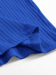 SHEIN Essnce 大碼條紋針織背心連衣裙