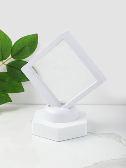 1pc Creative Multipurpose Plastic Photo Display & Storage Frame, Suitable For Jewelry & Toy Organization