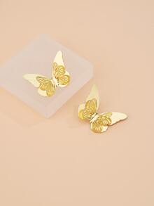 Bông tai đinh tán bướm - Vàng - Xem 1