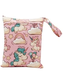 1入組獨角獸樣式濕包 - 彩色 - 查看 2