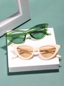 兩雙貓眼墨鏡 - 彩色 - 查看 1