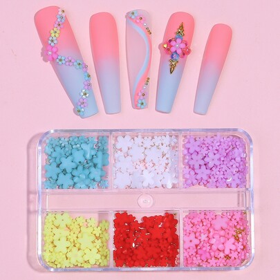 1box Flower Design Nail Art Decoration