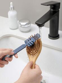 1 pieza Peine Cepillo de limpieza - Azul - Ver 2