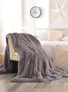 Manta unicolor mullido - Gris - Ver 1