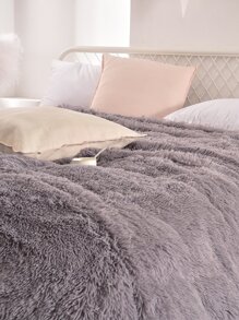 Manta unicolor mullido - Gris - Ver 6