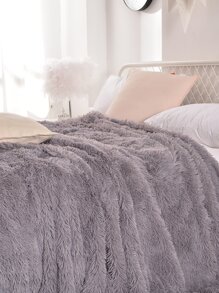 Manta unicolor mullido - Gris - Ver 7