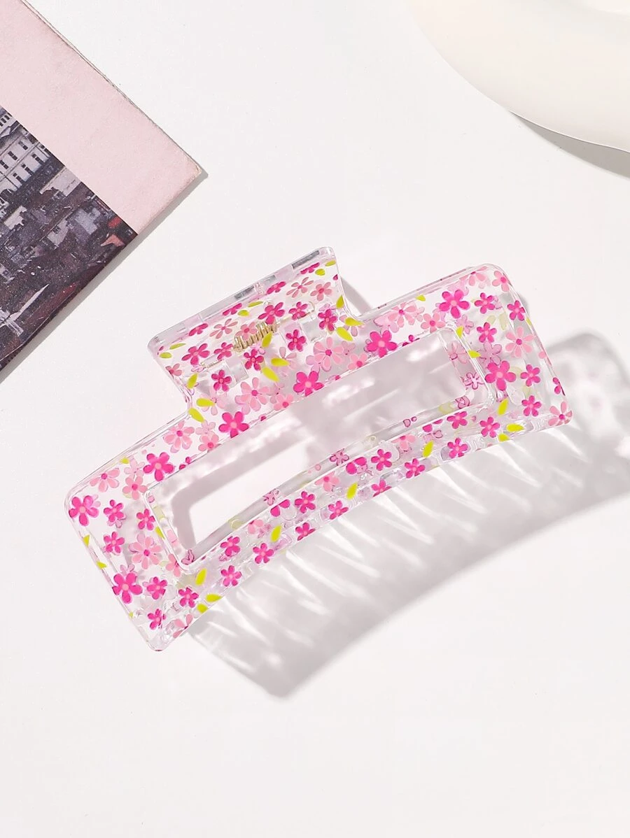 In Hoa Ngọt ngào dễ thương Y2K Móng vuốt tóc Đối với Mỗi ngày Tạo kiểu Thích hợp Đối với Khuôn viên đại học Ngày đêm Kỳ nghỉ Hằng ngày Du lịch - Nhiều màu - Xem 1