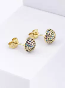 Clous d'oreilles avec zircone cubique