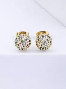 Clous d'oreilles avec zircone cubique