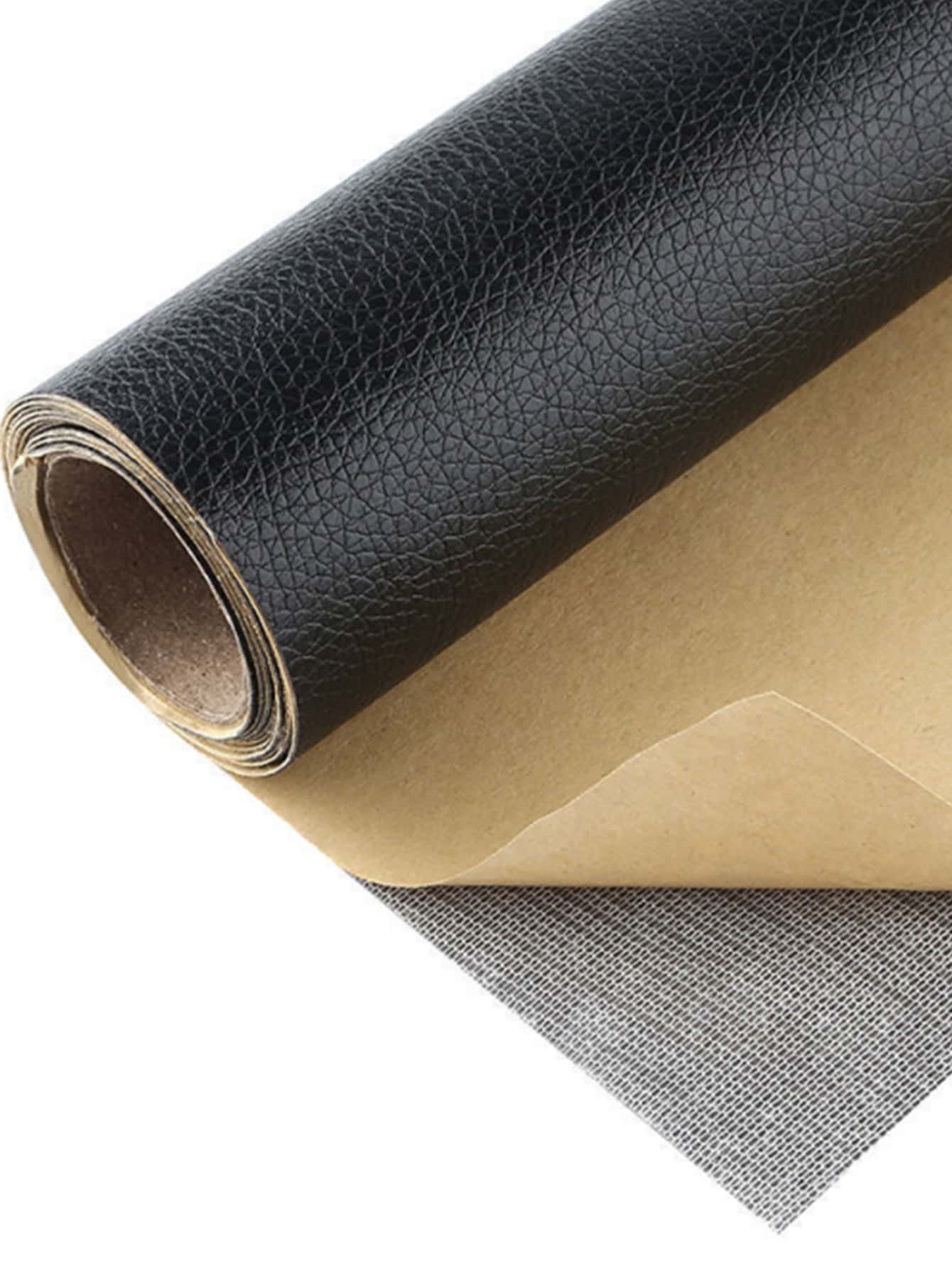 1 Cuộn Giấy Dán Tường Đồng Màu, Miếng Dán Tường Tự Dính Đơn Giản Màu Đen Cho Trang Trí Nhà - màu đen - Xem 1