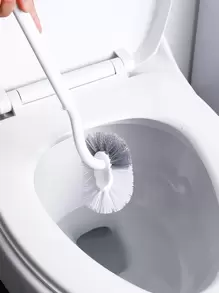 1件/2件日式S型马桶刷浴室装饰 - 彩色 - 查看 1