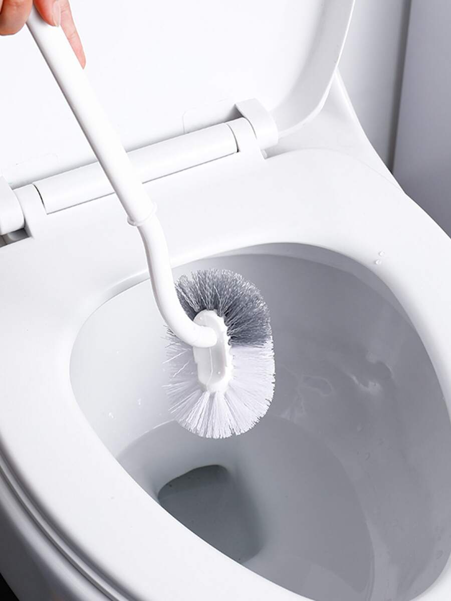 1件/2件日式S型马桶刷浴室装饰 - 彩色 - 查看 1