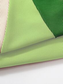 SHEIN Unity 拼色背心上衣，外出時尚搭配 - 彩色 - 查看 4