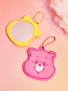 SHEIN X Care Bears Cartoon Graphic Makeup Mirror - Pink - View 6