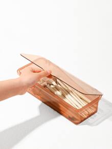 1入組化妝刷收納盒 - 棕色 - 查看 4