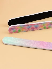 3 Dũa móng tay Gradient Glitter - Nhiều màu - Xem 2
