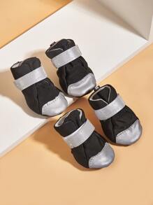 4入組透氣寵物鞋子