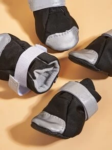 4入組透氣寵物鞋子