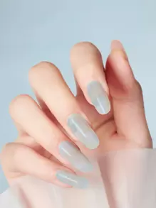 Color Block Nail Sticker - Green - View 2