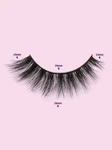 MAGEFY 8 Pairs Of Natural Full False Eyelashes,Thick Curling Fluffy Eyelashes For Party Use Manga Eyelashes, Travel Essentials Strip Lashes,Lashes,Eyelashes,Fake Lashes - Black - View 3