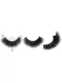 4pairs Full Strip Cat Eye False Eyelashes Strip Lashes,Lashes,Eyelashes,Fake Lashes - Black - View 3
