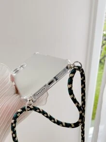 简约可调节肩带适用于 17/17 Air/17 Pro/17 Pro Max/16/16 Pro/16 Pro Max/16E，女式防摔软保护手机壳 - 無色 - 查看 6