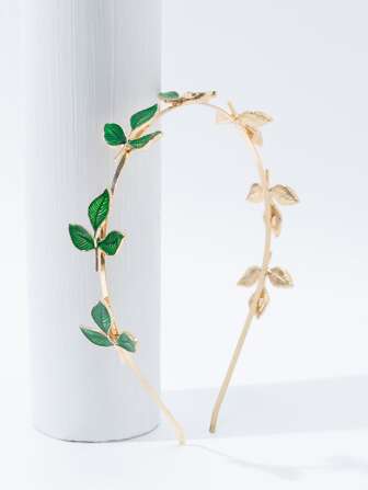 樹葉裝飾髮箍