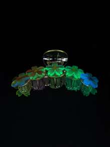 Pinza Para El Pelo Con Decoración De Flores, Bonito Regalo Perfecto Para Amigos Para Uso Diario - Multicolor - Ver 2