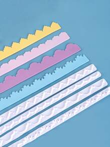 4pcs Scallop Trim Design Cookie Cutter - White - View 3