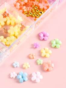 FULL BEAUTY 1盒3D花朵設計美甲飾品 - 彩色 - 查看 2