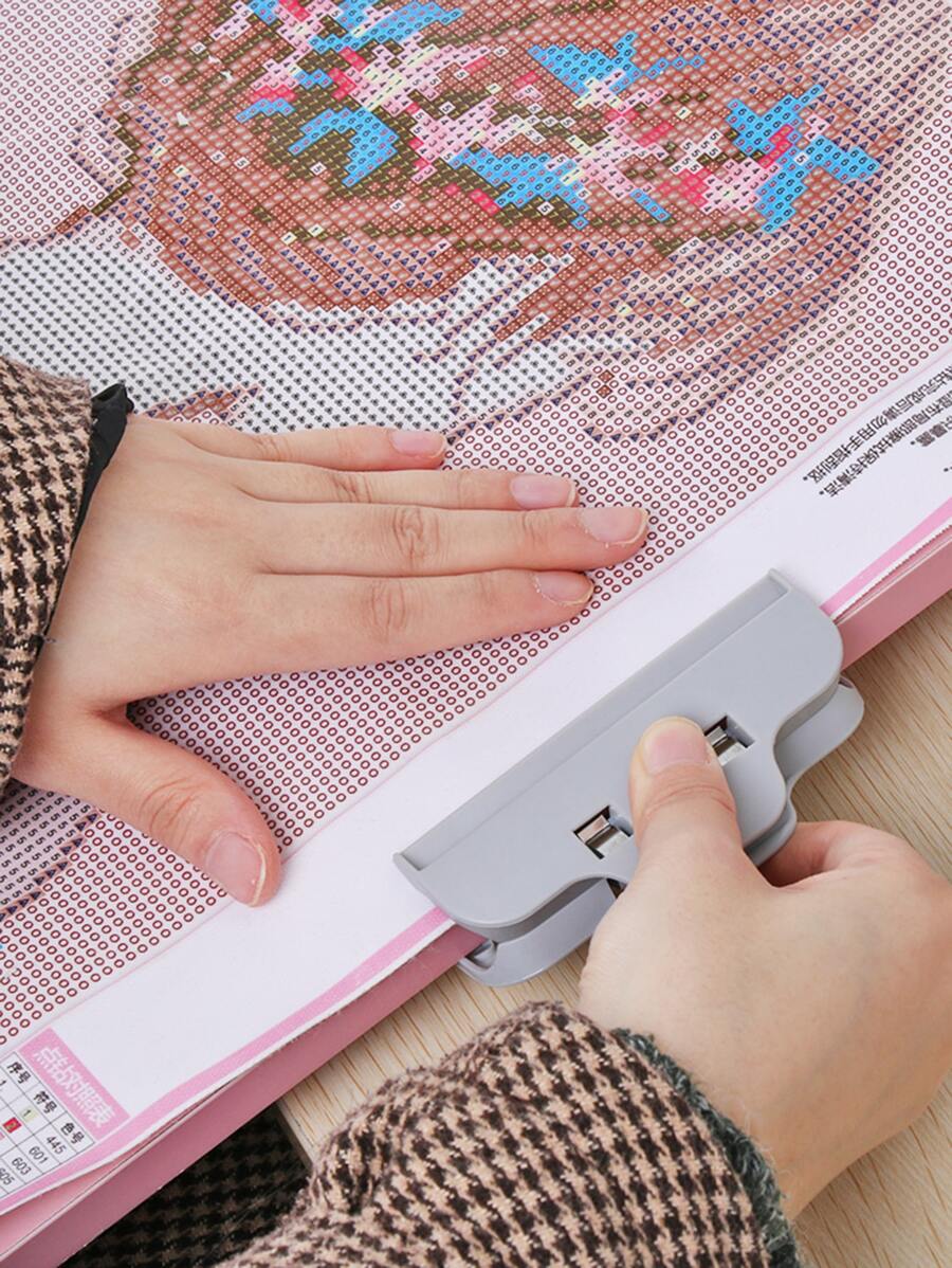 2pcs DIY Diamond Painting Clip, Plastic Diamond Painting Board Fixer For Beginners - Multicolor - View 1