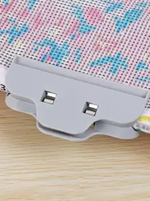 2pcs DIY Diamond Painting Clip, Plastic Diamond Painting Board Fixer For Beginners - Multicolor - View 6