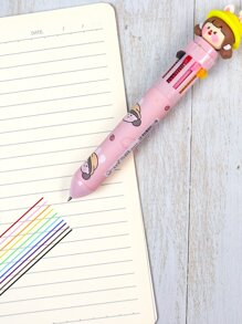 kabaxiong 1pc Random European & American Style 10 Colors Ballpoint Pens For Planner - Multicolor - View 3