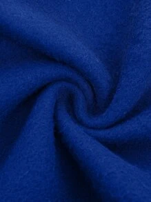 SHEIN EZwear Solid Elastic Waist Slant Pocket Joggers - Royal Blue - View 5