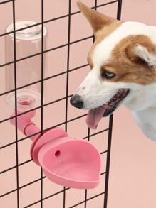 1pc 500ml Plastic Automatic Water Dispenser, Color Random, Can Be Hung In Cage, Suitable For Small And Medium-sized Cats And Dogs - Multicolor - View 2