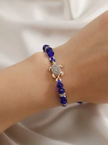 12入組/套水鑽蝴蝶和無窮象徵裝飾手環 - 彩色 - 查看 2