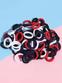 100 cái Bé Gái Mới Biết Đi Buộc Tóc Rắn - Nhiều màu - Xem 1