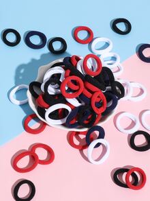 100 cái Bé Gái Mới Biết Đi Buộc Tóc Rắn - Nhiều màu - Xem 2