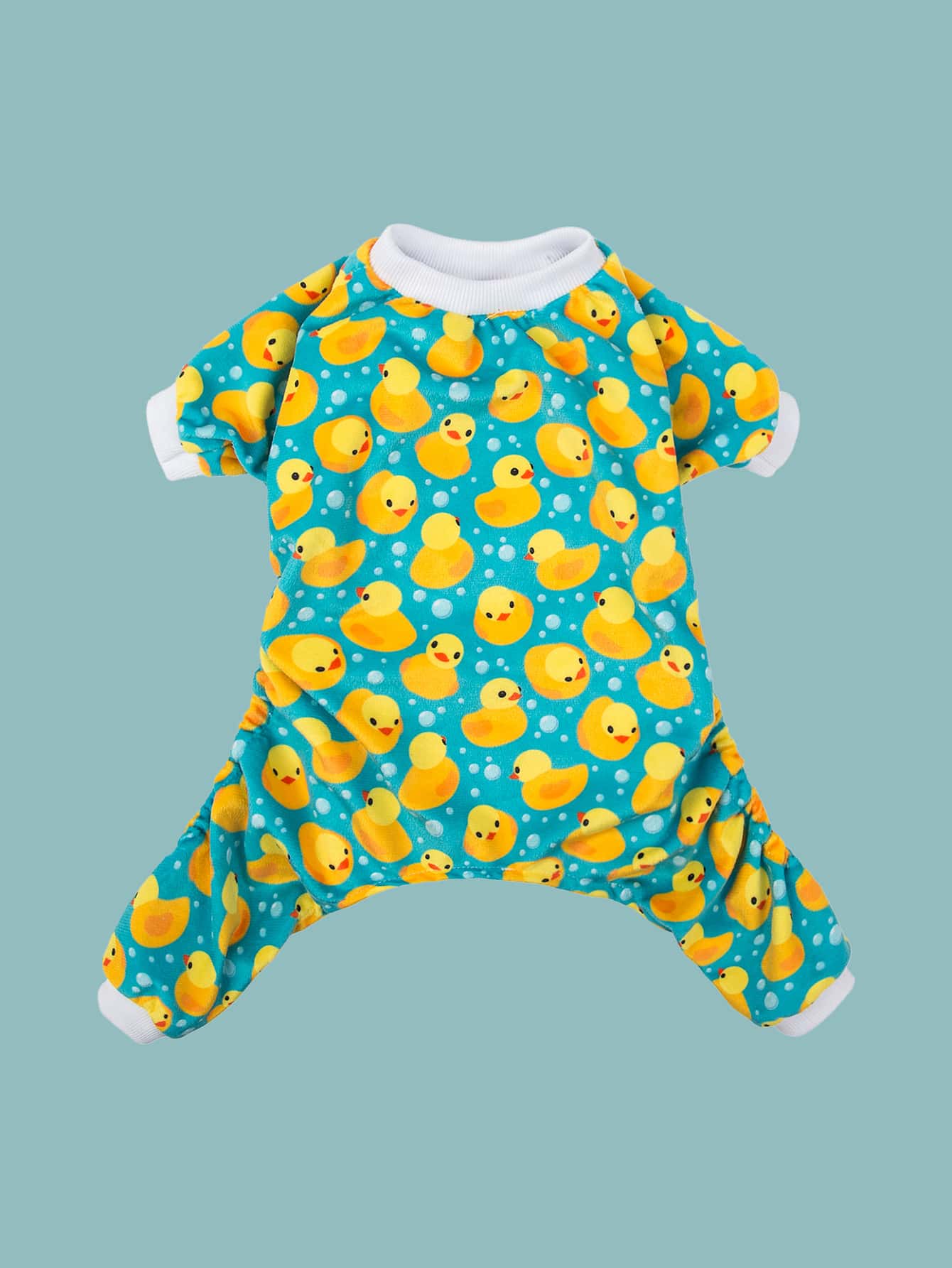 1 pieza Ropa de dormir para mascotas, Chaqueta de ropa de casa para perros, Ropa de casa para perros - Amarillo - Ver 1