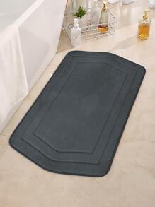 Minimalist Absorb Water Bath Rug - Dark Grey - View 4