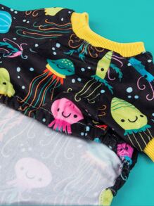 卡通圖案寵物睡衣 - 彩色 - 查看 4