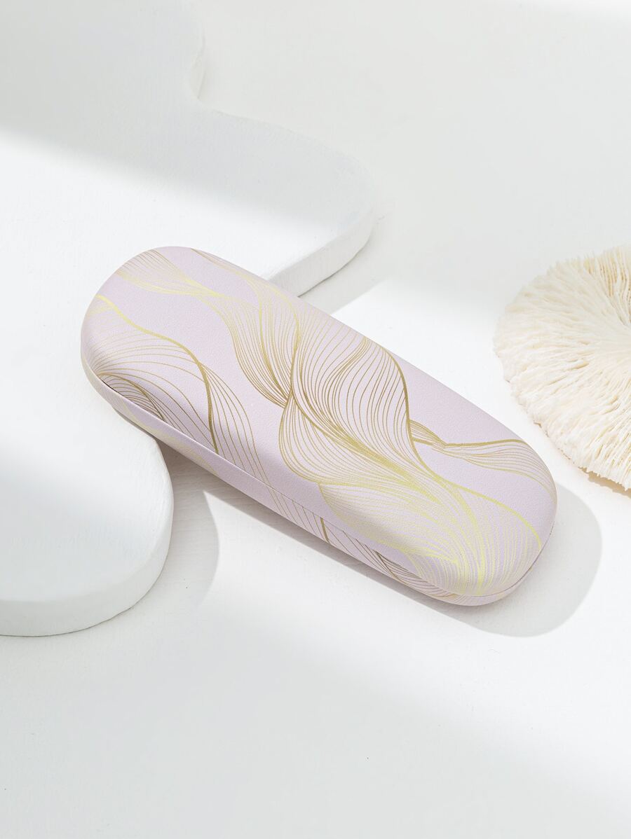 Ripple Print Glasses Case - Multicolor - View 1
